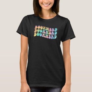 Gefärbte Krawatte Buch Nerd Buch Lesen Liebe Bookw T-Shirt
