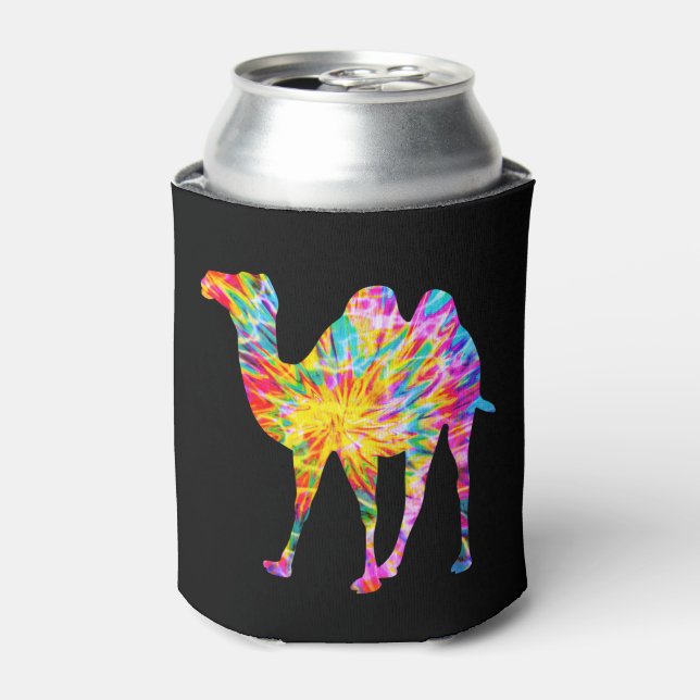 GEFÄRBTE KRAWATTE CAMEL DOSENKÜHLER (Kanne Vorderseite)