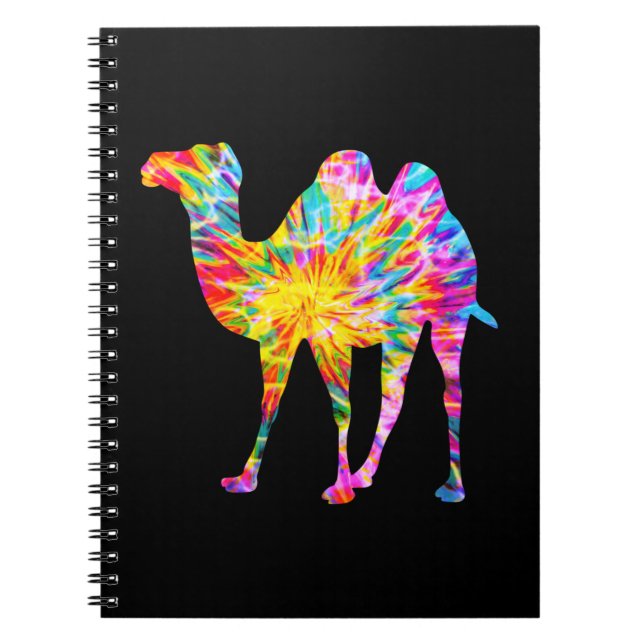 GEFÄRBTE KRAWATTE CAMEL NOTIZBLOCK (Vorderseite)