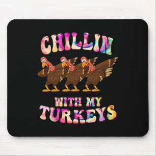Gefärbte Krawatte Chillin mit meinem türkischen Er Mousepad