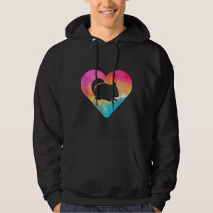 Gefärbte Krawatte Chinchilla Hoodie