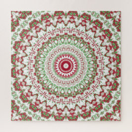 Gefärbte Krawatte Christmas Mandala