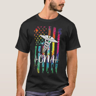 Gefärbte Krawatte CNA Costume Nurve Day T-Shirt