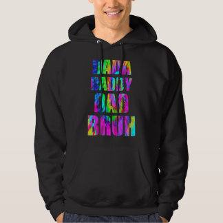 Gefärbte Krawatte Dada Daddy Vater Bruh Vatertag 2 Hoodie