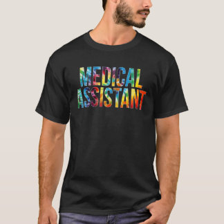 Gefärbte Krawatte der Assistenzärztlichen Behandlu T-Shirt