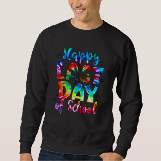 Gefärbte Krawatte der Lehrer Hallo Sommerglücke le Sweatshirt