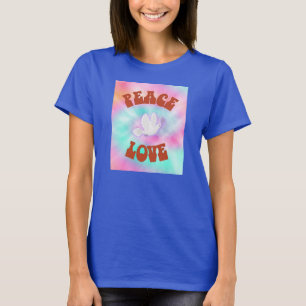 Gefärbte Krawatte der Liebe T-Shirt