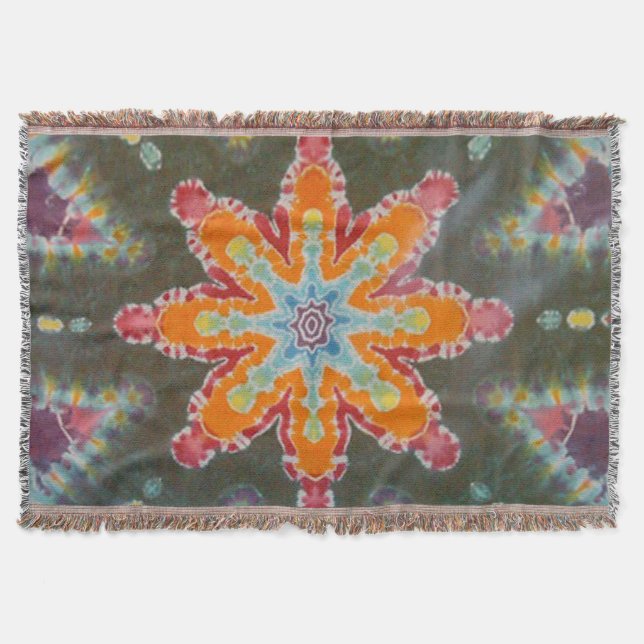 Gefärbte Krawatte der Sterne Decke (Vorderseite)