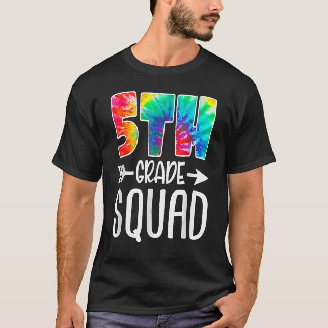 gefärbte Krawatte des 5. T-Shirt (Vorderseite)