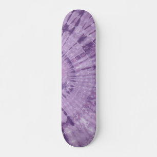 Gefärbte Krawatte des lila Friedens Skateboard