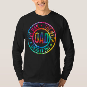 Gefärbte Krawatte des Vaters Vater der Mann der My T-Shirt