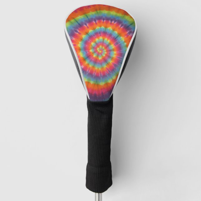 Gefärbte Krawatte drehen Golf Headcover (Vorderseite)