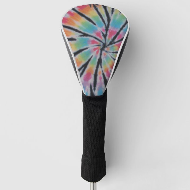 Gefärbte Krawatte drehen Golf Headcover (Vorderseite)