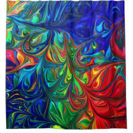 Gefärbte Krawatte Duschvorhang