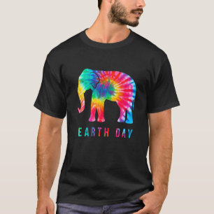 Gefärbte Krawatte Elephant Lover Earth Day 2020 Ko T-Shirt