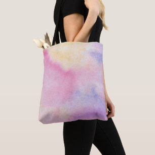 gefärbte Krawatte farbenfroh rosa blau Tasche