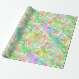Gefärbte Krawatte Farbiges Boho Retro Hippie-Must Geschenkpapier