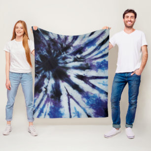 Gefärbte Krawatte Fleecedecke
