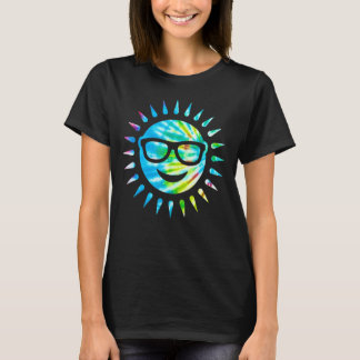 Gefärbte Krawatte Fresh Summer Vibes Vintag Retro T-Shirt