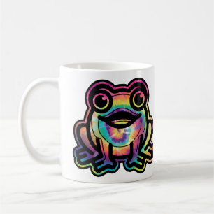Gefärbte Krawatte Frog Kaffeetasse