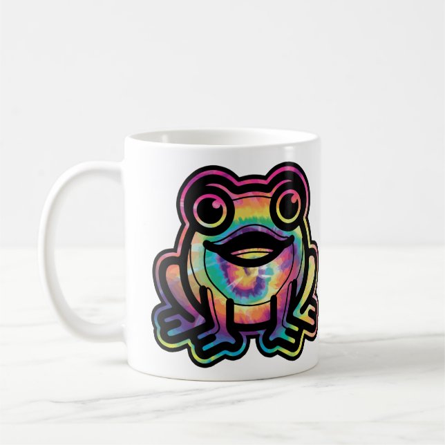 Gefärbte Krawatte Frog Kaffeetasse (Links)