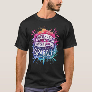 Gefärbte Krawatte Funny Lasse niemanden, der deine T-Shirt