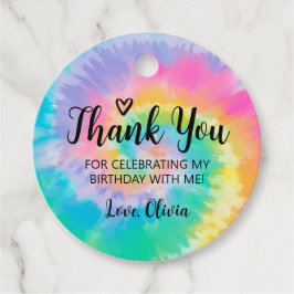 Gefärbte Krawatte Gefallen Tag, Gefärbte Krawatte Geschenkanhänger