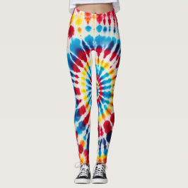 Gefärbte Krawatte-Genuss Leggings