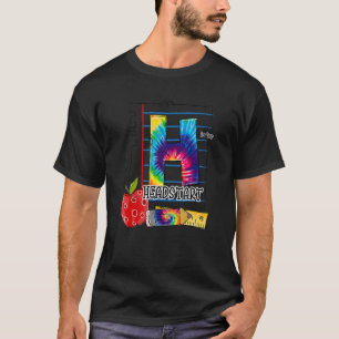 Gefärbte Krawatte H ist für die ersten Kinder am e T-Shirt