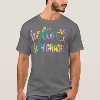 Gefärbte Krawatte Hallo 6. Klasse Team 6. Klasse Z T-Shirt