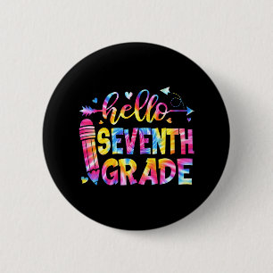 Gefärbte Krawatte Hallo Siebente Klasse Lehrer Stu Button