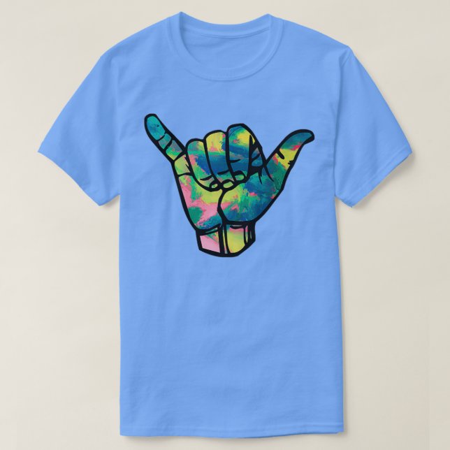 Gefärbte Krawatte Hang Loose Gefärbte Krawatte Far T-Shirt (Design vorne)
