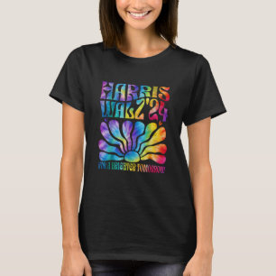 Gefärbte Krawatte Harris Waltz 2024 Wahl Kamala T T-Shirt