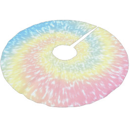 Gefärbte Krawatte Hippie Swirl Weihnachten Polyester Weihnachtsbaumdecke