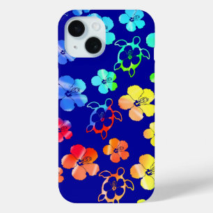 Gefärbte Krawatte Honu und Hibiskus Case-Mate iPhone Hülle