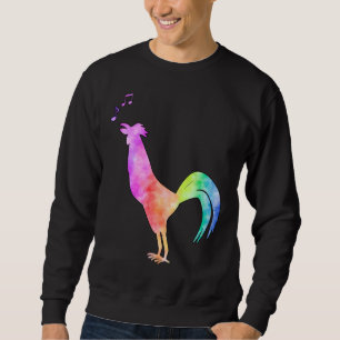 gefärbte Krawatte Huhn Sweatshirt