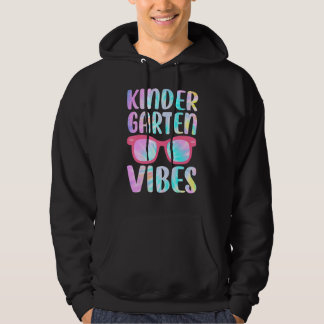 Gefärbte Krawatte Kindergarten Vibes Platz 1. Schu Hoodie