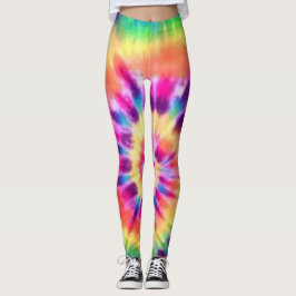 GEFÄRBTE KRAWATTE LEGGINGS