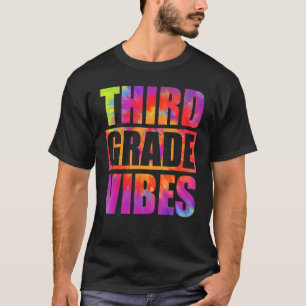 gefärbte Krawatte-Lehrer der dritten Klasse Studie T-Shirt