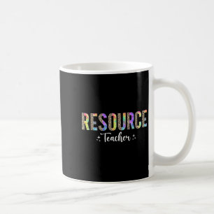 Gefärbte Krawatte Leopard Resource Teacher Bewertu Kaffeetasse