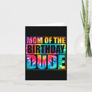 Gefärbte Krawatte Mama Geburtstag Typ Mütter Tag s Karte