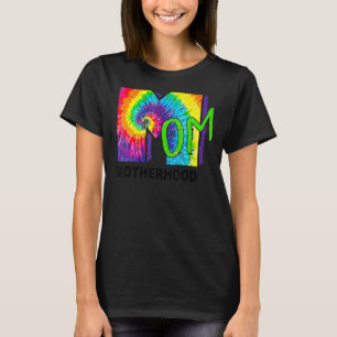 Gefärbte Krawatte Mama Mutterschaft glückliche Mut T-Shirt