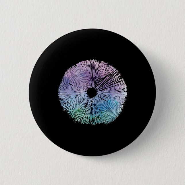 Gefärbte Krawatte Mushroom Cap Spore Wild Mushroom Button (Vorderseite)