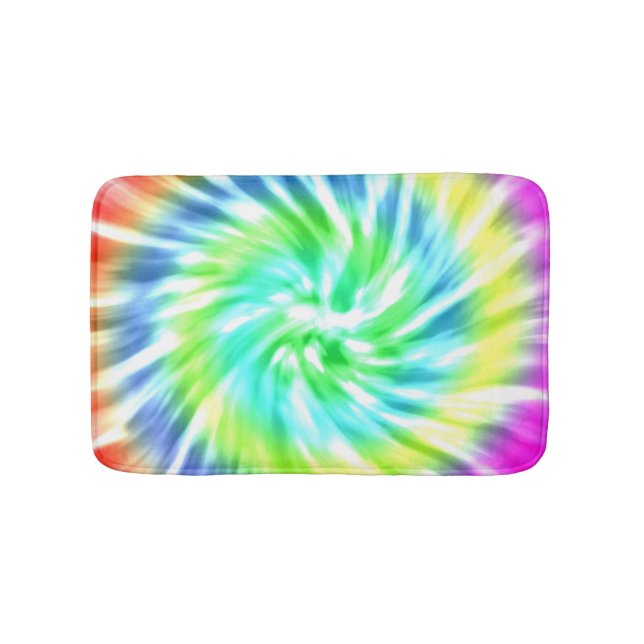 Gefärbte Krawatte Muster Bath Mat Badematte (Vorderseite)