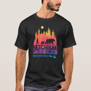 Gefärbte Krawatte Mutterbär und Kubs Ketchikan Ala T-Shirt