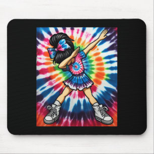 Gefärbte Krawatte Niedlich Dabbing Cheerleader Dan Mousepad