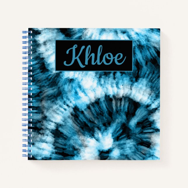 Gefärbte Krawatte Notizbuch (Vorderseite)