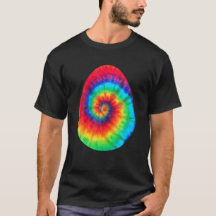 Gefärbte Krawatte Ostereier Basket Bunny Happy Ost T-Shirt