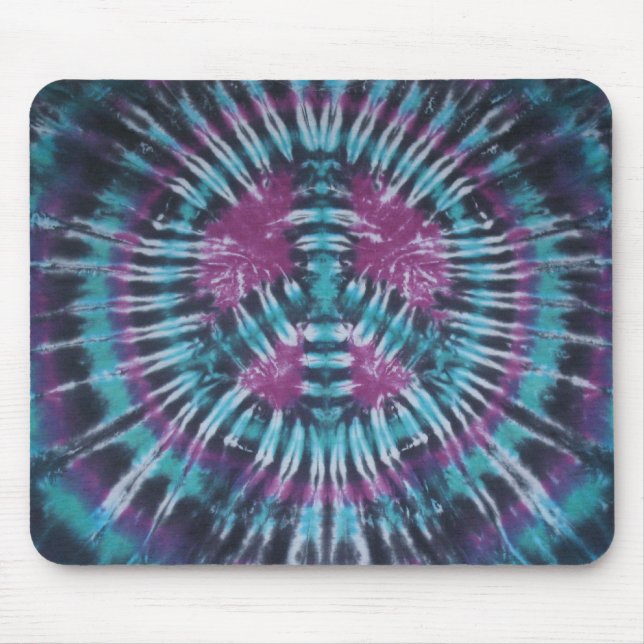 Gefärbte Krawatte Peace Sgin Mousepad (Vorne)