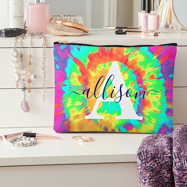 Gefärbte Krawatte personalisiert Zubehörtasche (Von Creator hochgeladen)